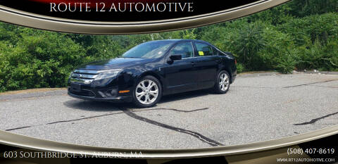 2012 Ford Fusion for sale at ROUTE 12 AUTOMOTIVE in Auburn MA